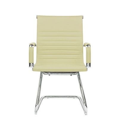 Riva Chair 6002-3E (светло-бежевая экокожа) Конференц-кресло