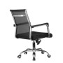 Riva Chair Net 706E (черная сетка) Кресло офисное