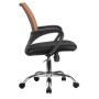 Riva Chair Bon 8085 JE (оранжевая сетка) Кресло офисное