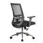 Riva Chair Fix 851E (черная ткань, сетка) Кресло офисное