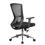 Riva Chair Fix 871E (черная ткань, сетка) Кресло офисное