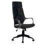 Riva Chair IQ Rv 8989 (черная ткань, черный пластик) Кресло офисное
