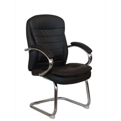 Riva Chair 9024-4 (черная экокожа) Конференц-кресло