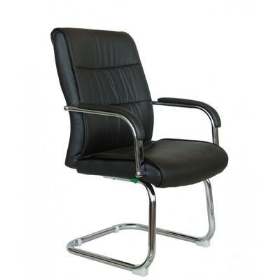 Riva Chair 9249-4 (черная экокожа) Конференц-кресло