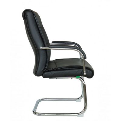 Riva Chair 9249-4 (черная экокожа) Конференц-кресло