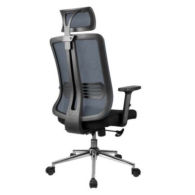 Riva Chair Box A663 (серая сетка, черная ткань) Кресло офисное