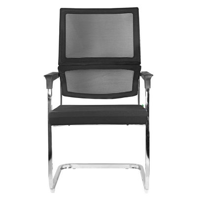 Riva Chair D201 (черная сетка, ткань черная) Конференц-кресло