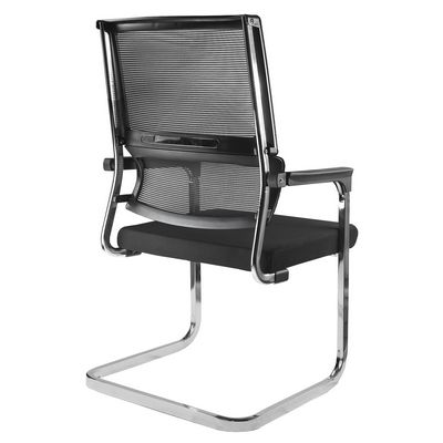 Riva Chair D201 (черная сетка, ткань черная) Конференц-кресло