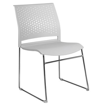 Riva Chair D918 (светло-серый пластик) Конференц-кресло