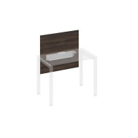 A4 835 ДР (Дуб ристретто) Экран настольный фронтальный большой для стола 1000 с кабель-каналом