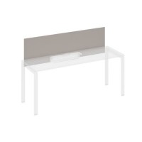 A4 834 МП (Мокко премиум) Экран настольный фронтальный для стола 1800 с кабель-каналом