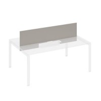 A4 849 МП (Мокко премиум) Экран настольный фронтальный для стола 1800 с двумя кабель-каналами