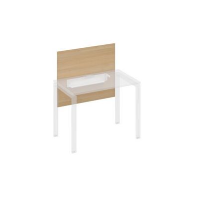 A4 835 НД (Натуральный дуб) Экран настольный фронтальный большой для стола 1000 с кабель-каналом