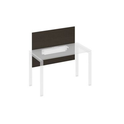 A4 836 ВТ (Венге темный) Экран настольный фронтальный большой для стола 1200 с кабель-каналом