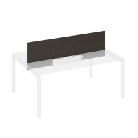 A4 849 ВТ (Венге темный) Экран настольный фронтальный для стола 1800 с двумя кабель-каналами