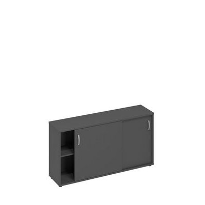A4 303 АР (Антрацит премиум) Шкаф-купе низкий для 2-х столов 700