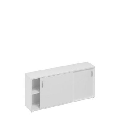 A4 332 БП (Белый премиум) Шкаф-купе низкий для 2-х столов 800