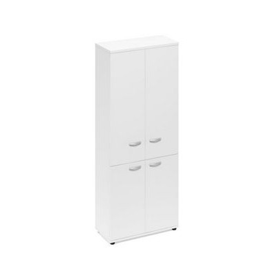 A4 9373 БП (Белый премиум) Шкаф для документов закрытый 4-х дверный