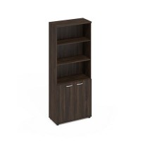 A4 9371 ДР (Дуб ристретто) Шкаф для документов полузакрытый