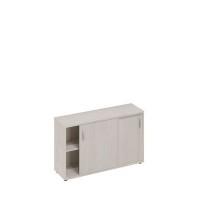 A4 330 ДШ (Дуб шамони) Шкаф-купе низкий для 2-х столов 600