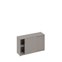 A4 330 МП (Мокко премиум) Шкаф-купе низкий для 2-х столов 600