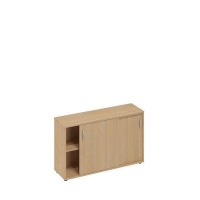 A4 330 НД (Натуральный дуб) Шкаф-купе низкий для 2-х столов 600