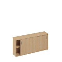 A4 332 НД (Натуральный дуб) Шкаф-купе низкий для 2-х столов 800