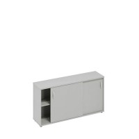 A4 303 СЕ (Серый) Шкаф-купе низкий для 2-х столов 700