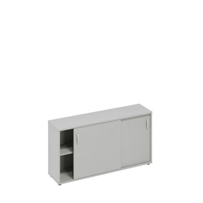 A4 303 СЕ Шкаф-купе низкий для 2-х столов 700 в сером цвете
