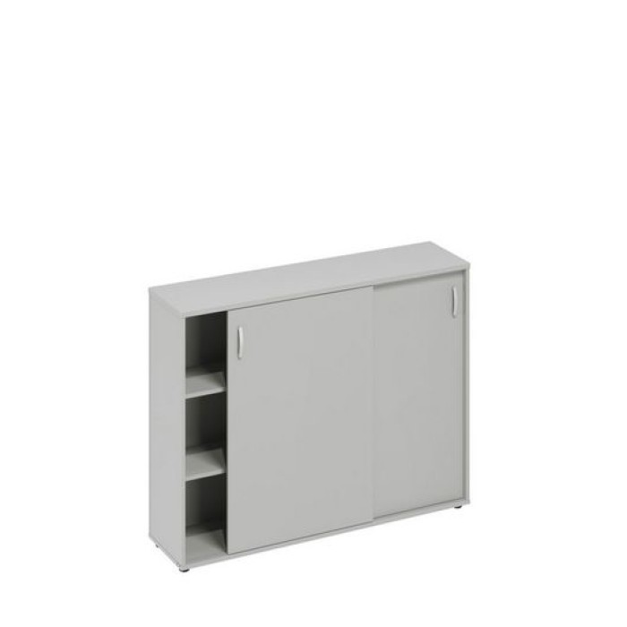 A4 304 СЕ Шкаф-купе средний для 2-х столов 700 в сером цвете