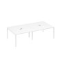 А4 Б2 135-2 БП (Белый премиум/Белый) Стол 280 переговорный на каркасе DUE