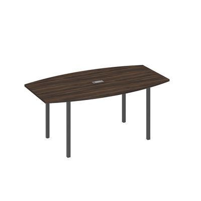 А4 А2 112 ДР (Дуб ристретто/Антрацит) Стол для переговоров 180 опоры DUE