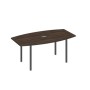 А4 А2 112 ДР (Дуб ристретто/Антрацит) Стол для переговоров 180 опоры DUE
