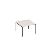 А4 А2 131 ДШ (Дуб шамони/Антрацит) Стол 120 для переговорный на каркасе DUE