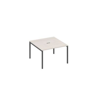 А4 А2 131 ДШ (Дуб шамони/Антрацит) Стол 120 для переговорный на каркасе DUE