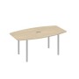 А4 С2 112 ДК (Дуб скандинавский/Серый) Стол для переговоров 180 опоры DUE