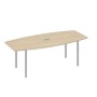 А4 С2 114 ДК (Дуб скандинавский/Серый) Стол для переговоров 220 с каркасом DUE