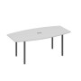 А4 А2 113 СЕ (Серый/Антрацит) Стол для переговоров 200 на каркасе DUE