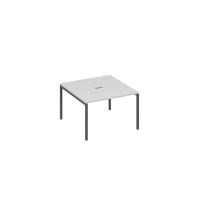 А4 А2 131 СЕ (Серый/Антрацит) Стол 120 для переговорный на каркасе DUE