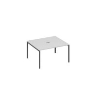 А4 А2 132 СЕ (Серый/Антрацит) Стол переговорный 140 на металлокаркасе DUE