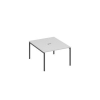 А4 А2 134 СЕ (Серый/Антрацит) Стол 120 на металлокаркасе DUE переговорный