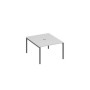 А4 А2 134 СЕ (Серый/Антрацит) Стол 120 на металлокаркасе DUE переговорный