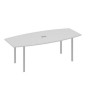 А4 С2 114 СЕ (Серый/Серый) Стол для переговоров 220 с каркасом DUE