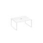 А4 Б4 133 БП (Белый премиум/Белый) Стол 160 на опорах QUATTRO для переговоров