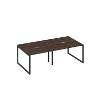 А4 А4 131-2 ДР (Дуб ристретто/Антрацит) Стол 240 с каркасом QUATTRO переговорный