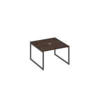 А4 А4 131 ДР (Дуб ристретто/Антрацит) Стол 120 на металлокаркасе QUATTRO переговорный