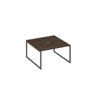 А4 А4 135 ДР (Дуб ристретто/Антрацит) Переговорный стол 140 на металлокаркасе QUATTRO