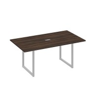 А4 С4 122 ДР (Дуб ристретто/Серый) Стол 180 с опорами QUATTRO переговорный