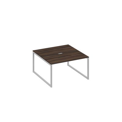 А4 С4 135 ДР (Дуб ристретто/Серый) Переговорный стол 140 на металлокаркасе QUATTRO