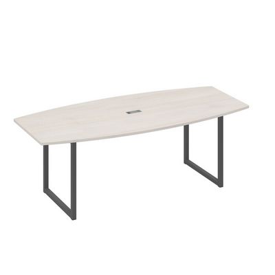 А4 А4 114 ДШ (Дуб шамони/Антрацит) Переговорный стол 220 на каркасе QUATTRO